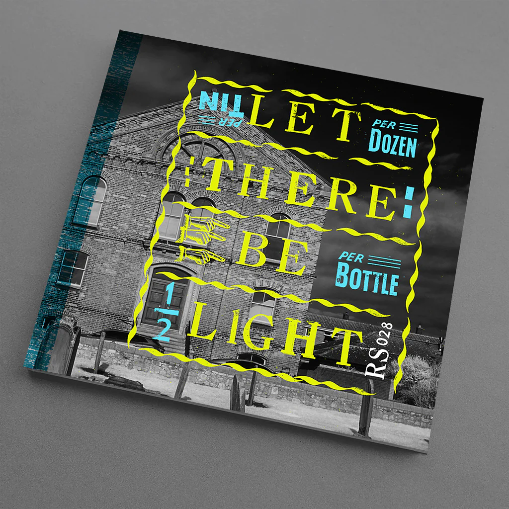 Cover of Let 'There Be Light', the publication ofa walking project in Hartlepool, by Jonny Hannah, Murdo Eason and Gavin Parry. Published by Random Spectacular / St Jude's 2023.
