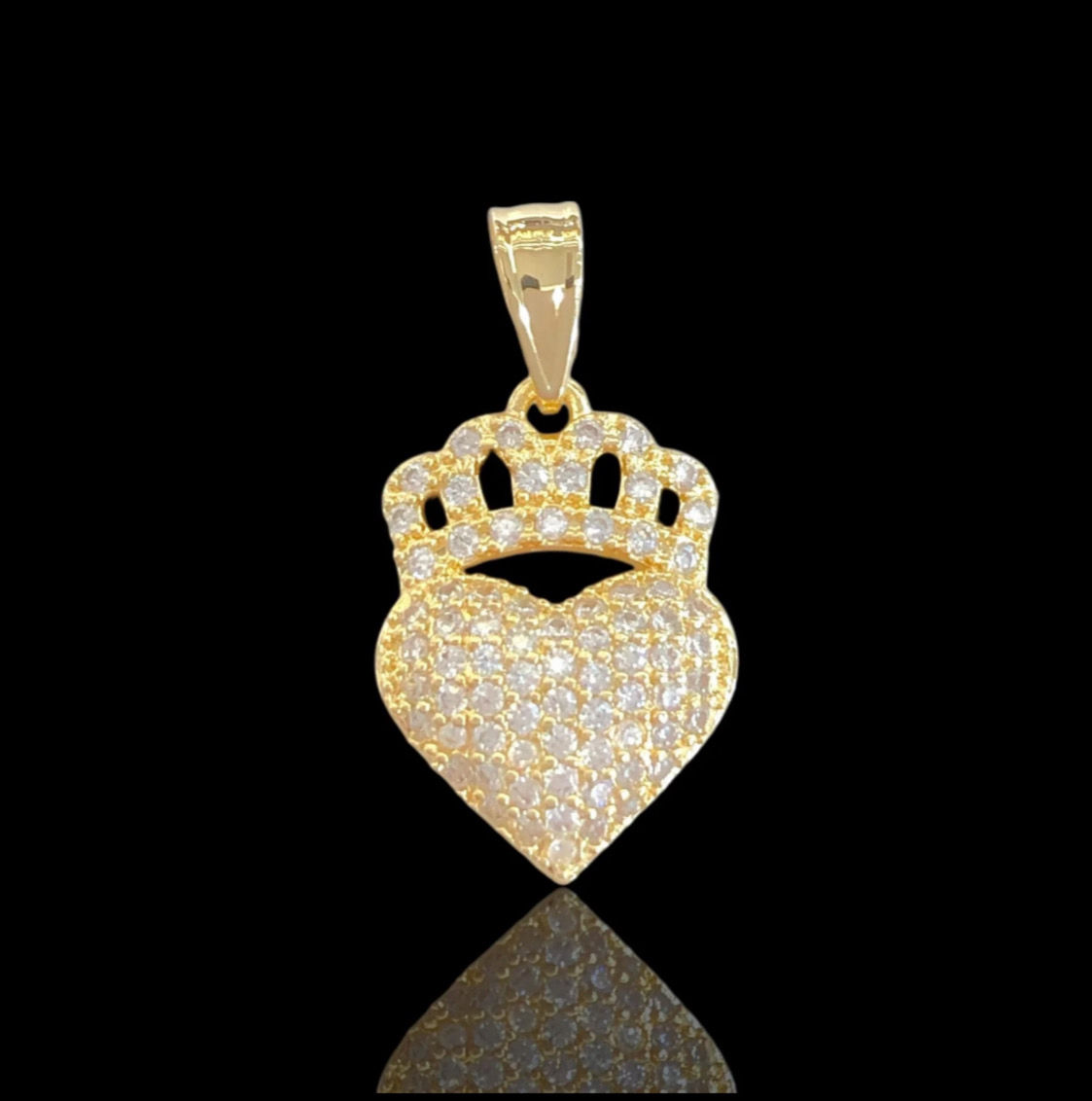 Crown Princess Heart Necklace 