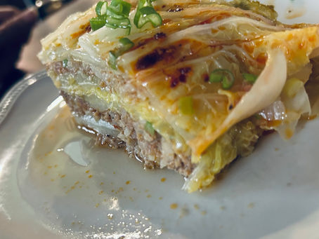 Cabbage Dumpling Dish
