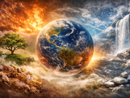 Earth movng from chaos to calm