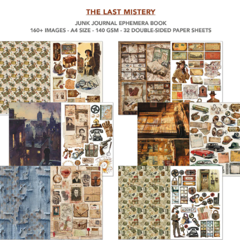 Thumbnail: The Last Mystery Junk Journal & Ephemera Book
