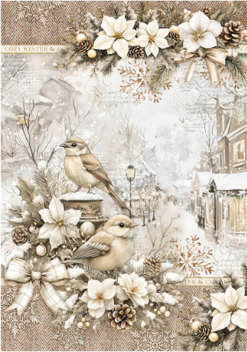 Thumbnail: Winter Season Rice Paper A5 MIXED