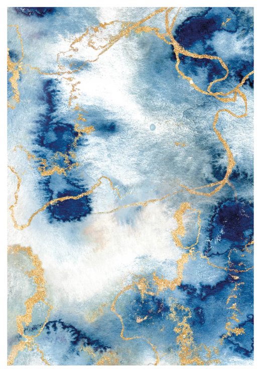 Thumbnail: Indigo Vellum Paper Patterns  A4