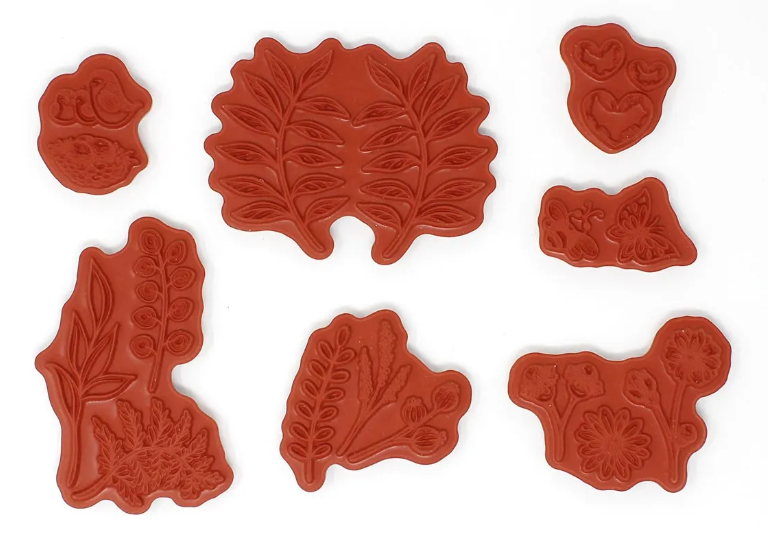 Thumbnail: Summer Wreath Accents Cling Stamp Set