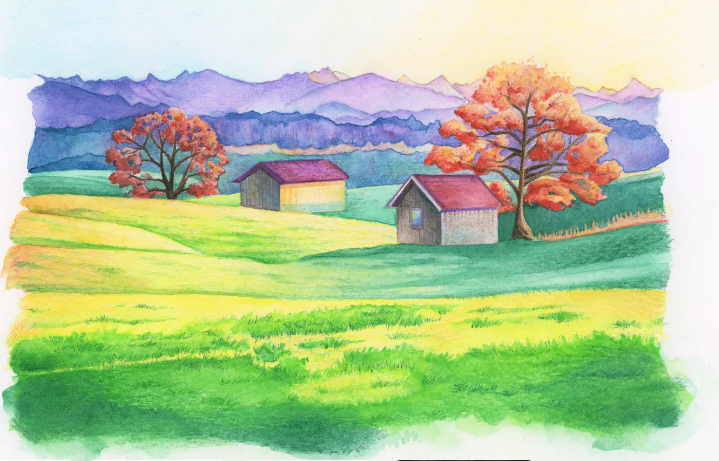 Thumbnail: Spectrum Noir Aquablend Pencils  - Landscape