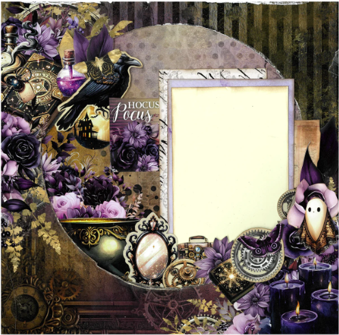 Thumbnail: Gothic Innovation 12x12 Design Paper & Diecuts Set