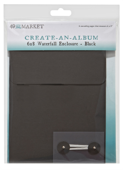 Create-An-Album 6×8 Waterfall Enclosure Black