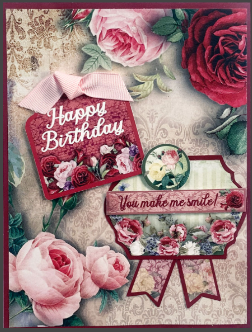 Thumbnail: Romantic Florals 12x12 Patterned Cardstock