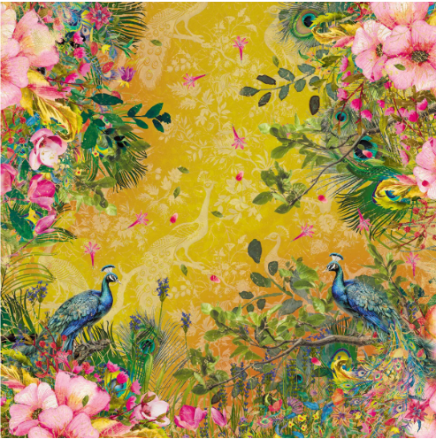 Thumbnail: Graceful Plumes Paper Pad 12”x12”