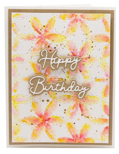 Thumbnail: Slimline Stitched Background Die Set