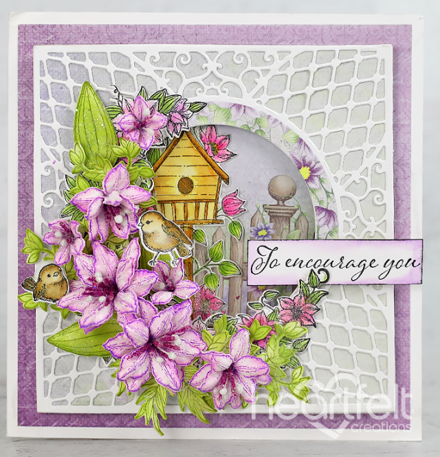 Thumbnail: Clematis Birdhouse & Trellis Die