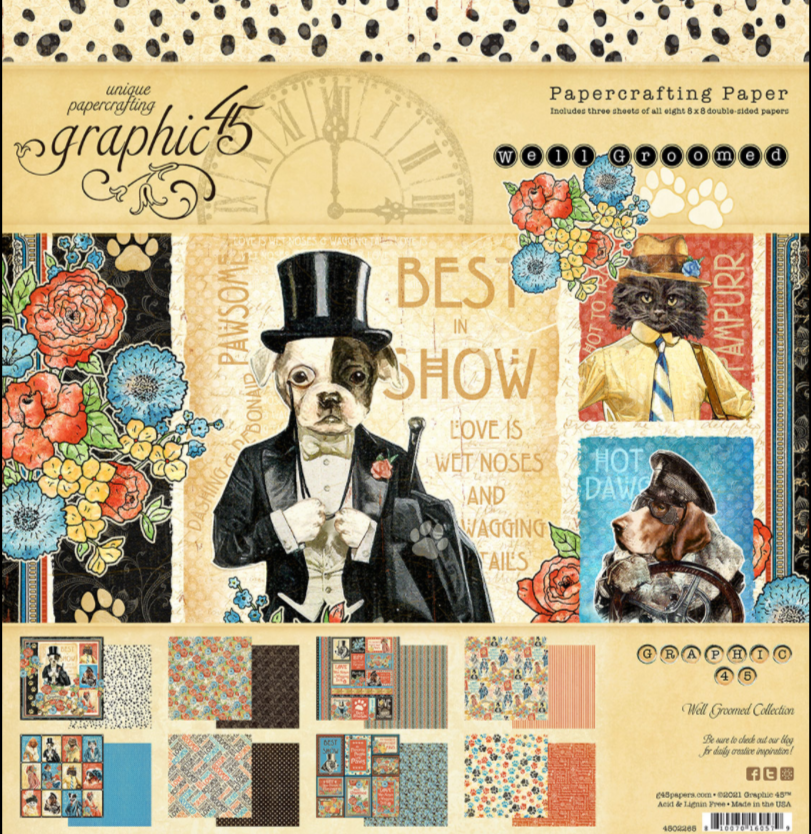 Thumbnail: G45 Card Club – Vol 9 – Floral Slim-Line Card Set - Well Groomed