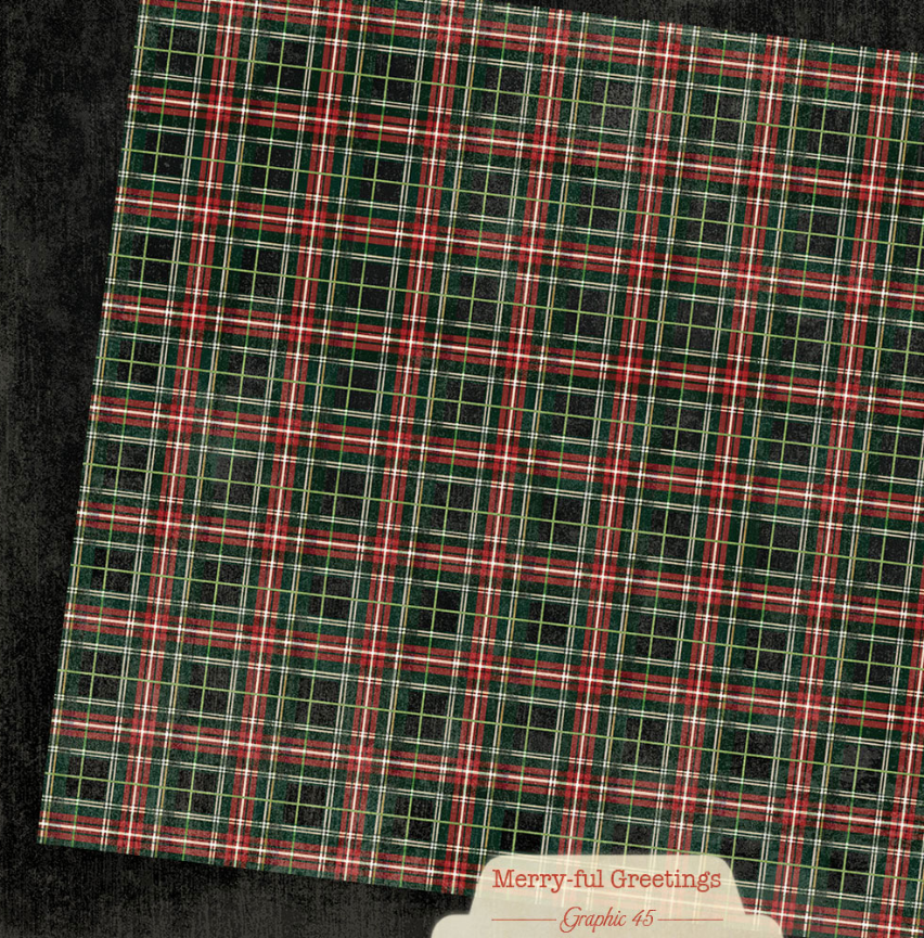 Thumbnail: Merry-ful Greetings 12×12 Plaids & Stripes Pack