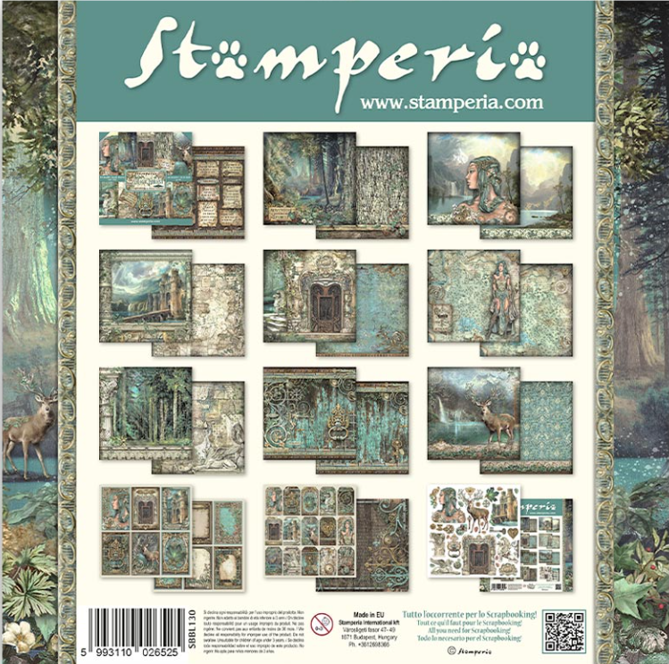 Thumbnail: Magic Forest 8x8 Scrapbooking Pad