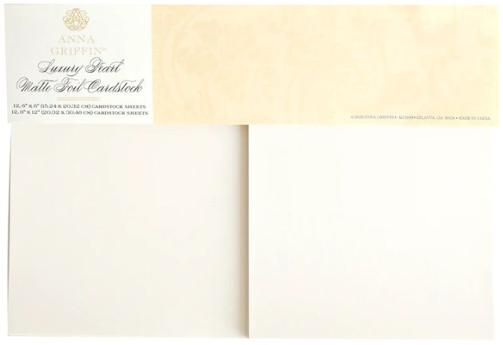 Luxury Ivory Soft Matte 250gsm Cardstock
