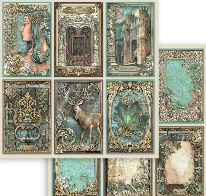 Thumbnail: Magic Forest 8x8 Scrapbooking Pad