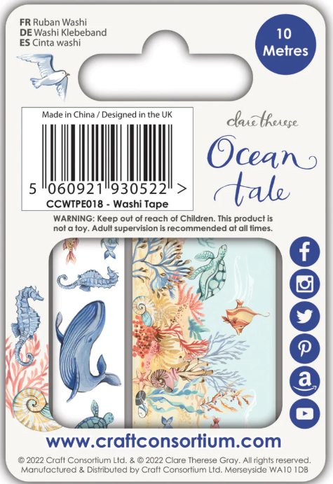 Thumbnail: Ocean Tale Washi Tape