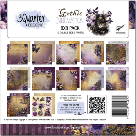 Gothic Innovation 8x8 Paper Pack
