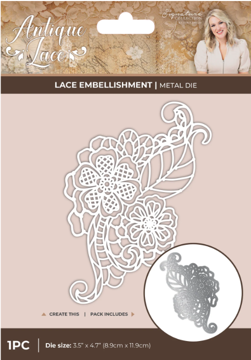 Antique Lace - Lace Embellishment Metal Die Set