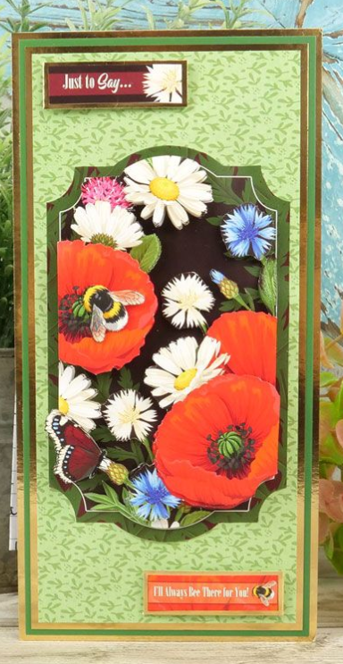 Thumbnail: Precious Poppies Decoupage Book