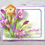 Thumbnail: Iris Garden Blooms Cling Stamp Set