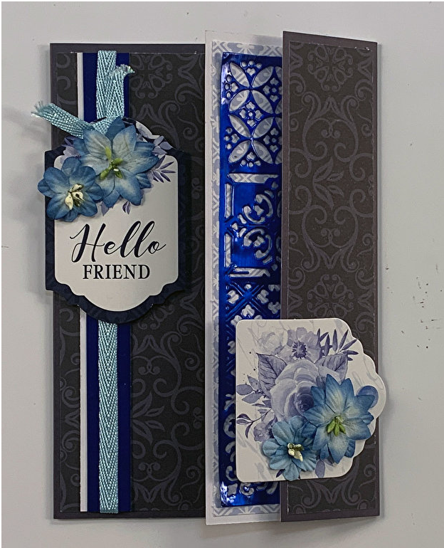 Thumbnail: BLUE PERSUASION CARDSTOCK, 12"X12"