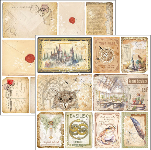 Thumbnail: Wizard Academy Paper Pad 12"x12" 12/Pkg