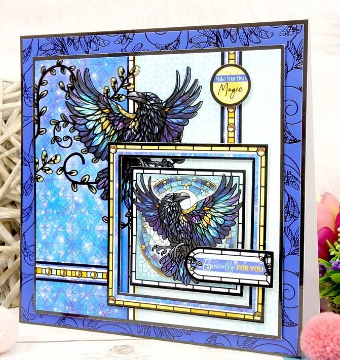 Thumbnail: Stained Glass Mystical Worlds Luxury Topper Collection