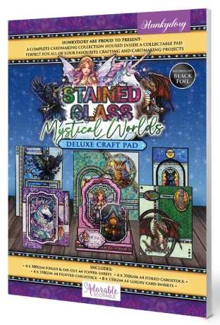 Stained Glass Mystical Worlds Deluxe Craft Pad