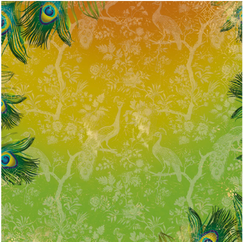 Thumbnail: Graceful Plumes Paper Pad 12”x12”