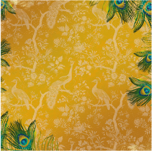 Thumbnail: Graceful Plumes Paper Pad 12”x12”