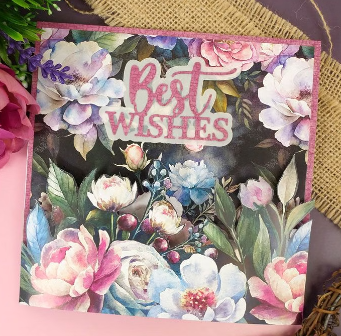 Thumbnail: Midnight Florals & Vintage Crackle Duo Design Paper Pad
