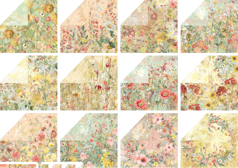 Thumbnail: Nature's Garden Flora & Fauna - 6"x6" Paper Pad