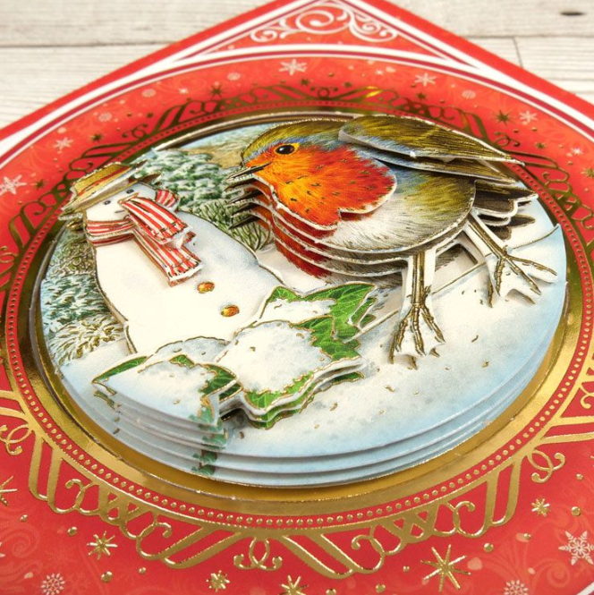 Thumbnail: Delightful Robins Decoupage Card Kit