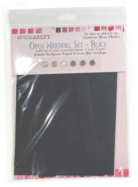 Open Waterfall Set - Black