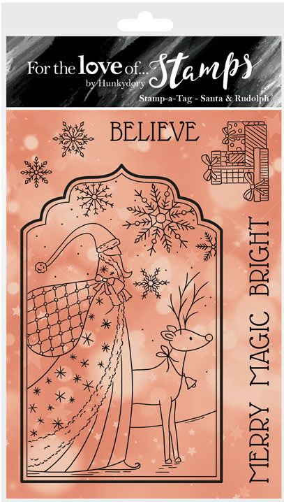 Santa & Rudolph A6 Stamp Set