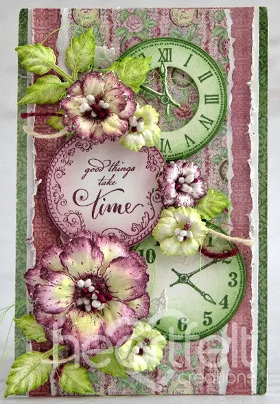 Thumbnail: Timepiece Sentiments Cling Stamp Set