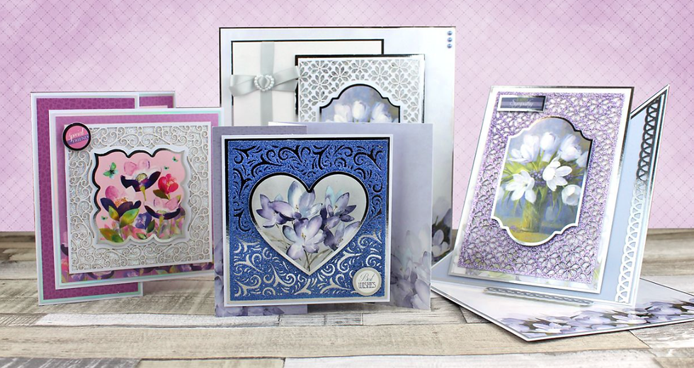 Thumbnail: Filigree Frames - Frosted Florals Collection