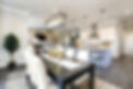 Beautiful kitchen in luxury modern conte