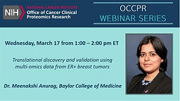 NCI-OCCPR Webinar Series
