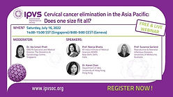 Cervical cancer elimination in the Asia-Pacific: Does one size fit all?