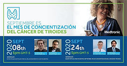 Sesión Virtual para Pacientes: Septiembre, mes de Concientización del Cáncer de Tiroides