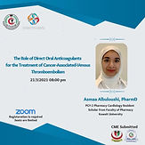The Role of Direct Oral Anticoagulants for the Treatment of Cancer-Associated-Venous Thromboembolism