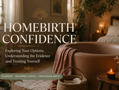Homebirth Confidence: Exploring Your Options, Understanding the Evidence and Trusting Yourself