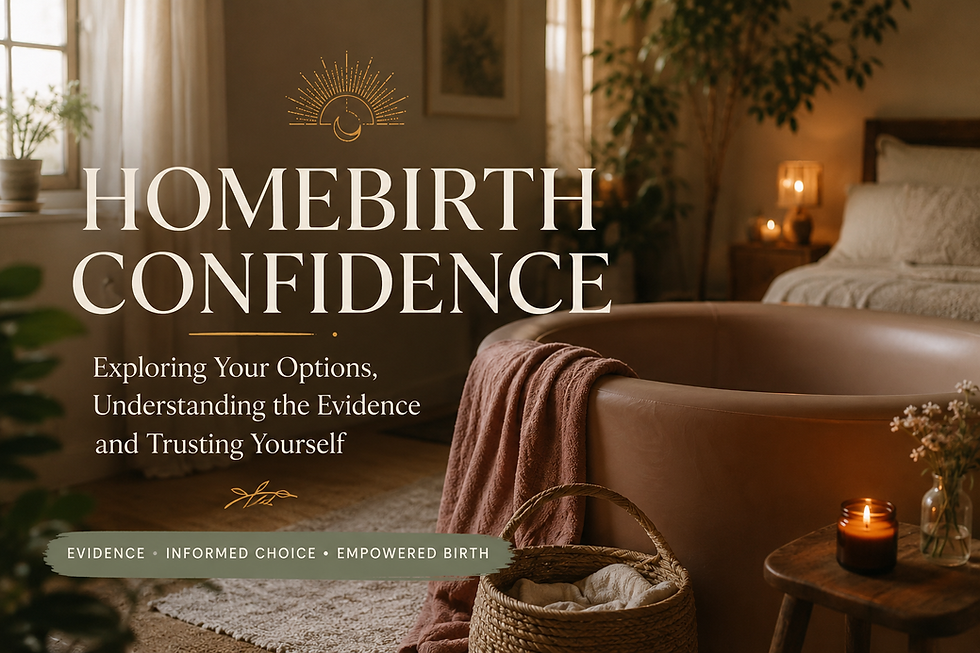 Homebirth Confidence: Exploring Your Options, Understanding the Evidence and Trusting Yourself