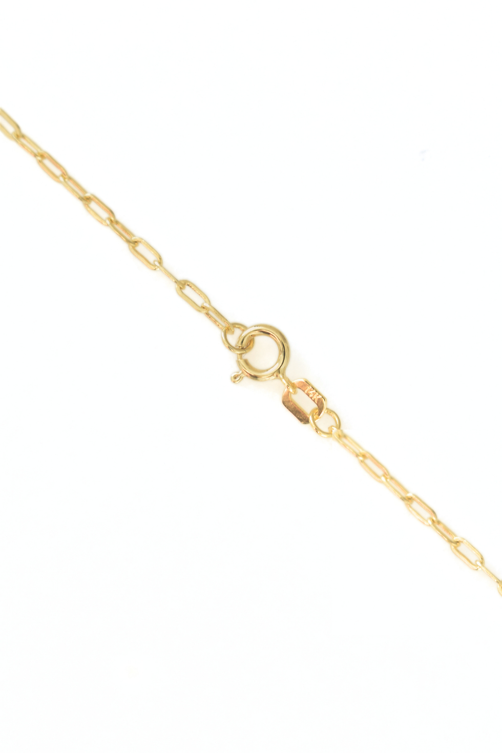 Thumbnail: 14K Gold Paperclip Necklace