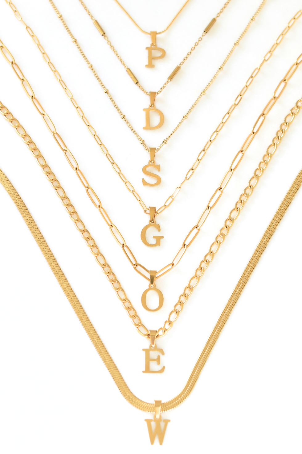 Thumbnail: Letter Initials Charm Necklace