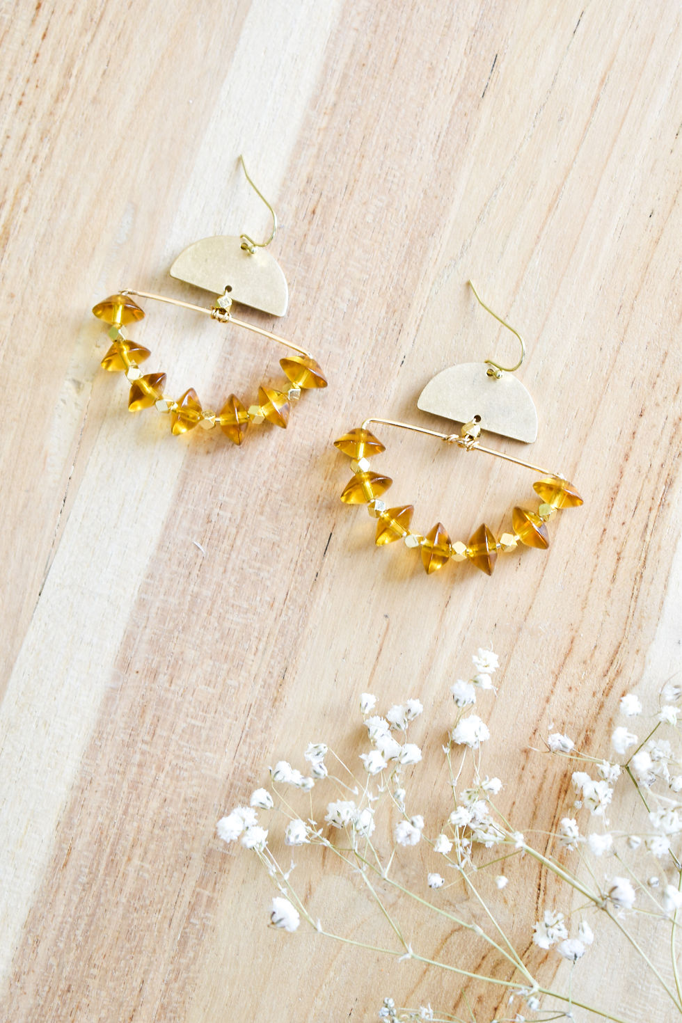 Thumbnail: Liv Beaded Earrings - Yellow