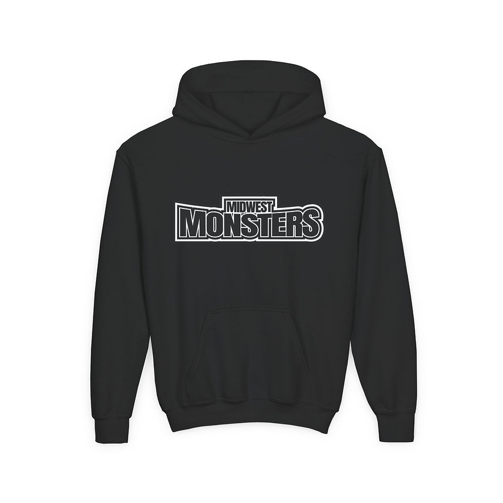 Thumbnail: Midwest Monsters Youth Hooded Sweatshirt - Stylish and Cozy