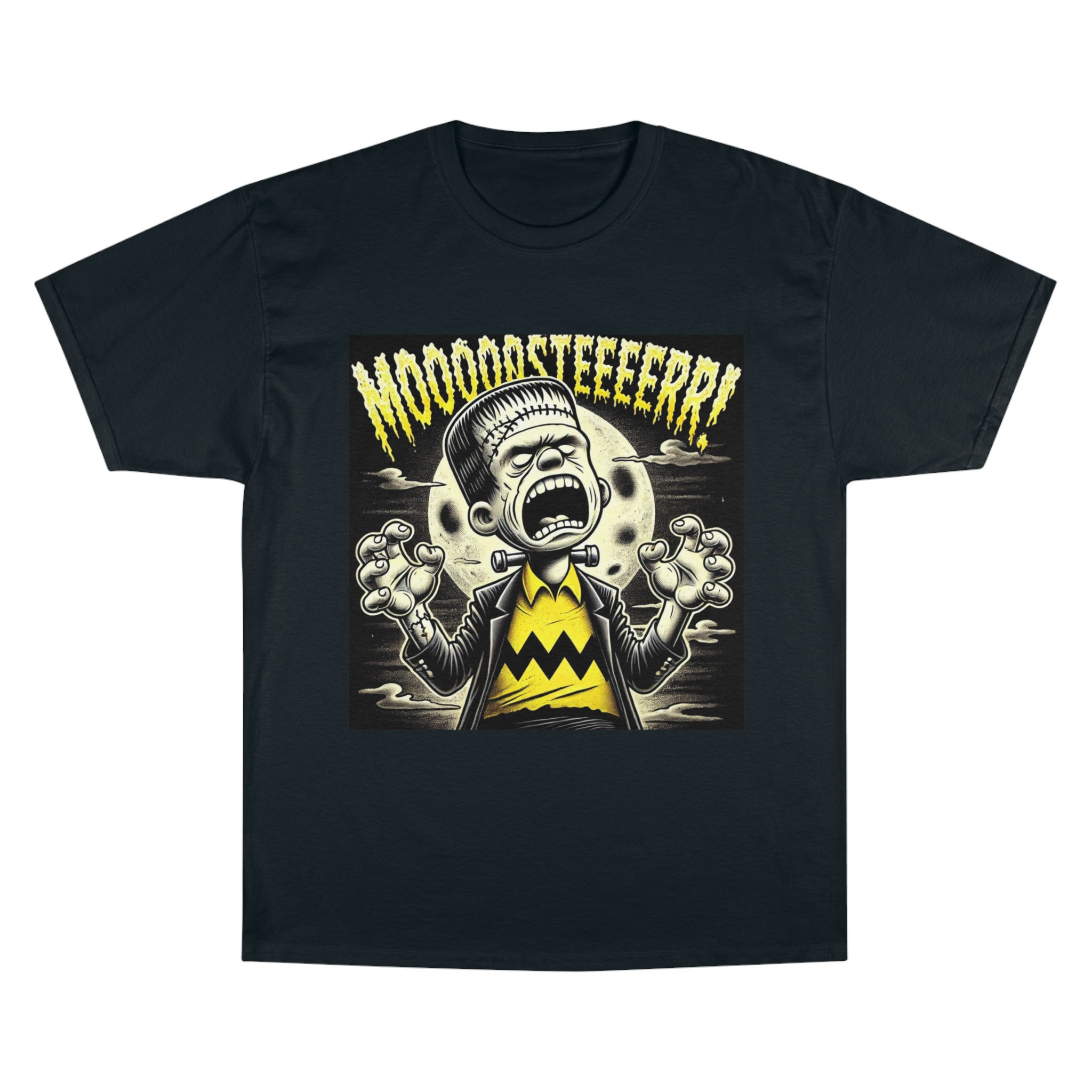 Monster Mash Champion T-Shirt - Vintage Halloween Graphic Tee
